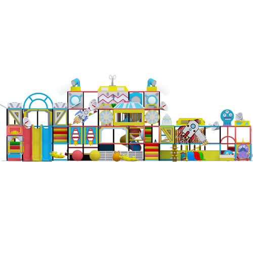 Front of spacecraft amusement park