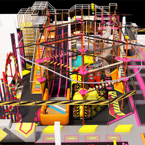 High altitude climbing area